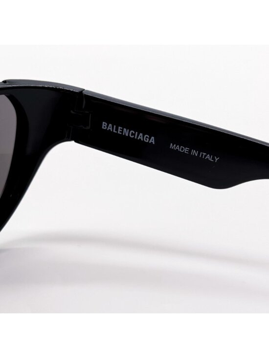 NEW BALENCIAGA BB0201S 001 SUNGLASSES BLACK OVERSIZED WOMEN EYEWEAR BALENCIAGA main image 4